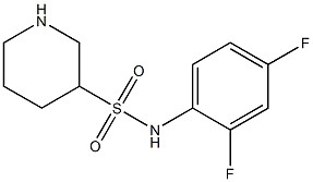 N-(2,4-difluorophenyl)piperidine-3-sulfonamide 구조식 이미지