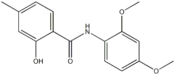 N-(2,4-dimethoxyphenyl)-2-hydroxy-4-methylbenzamide Structure