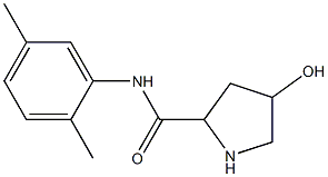 N-(2,5-dimethylphenyl)-4-hydroxypyrrolidine-2-carboxamide Structure