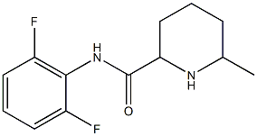 N-(2,6-difluorophenyl)-6-methylpiperidine-2-carboxamide 구조식 이미지