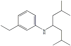 N-(2,6-dimethylheptan-4-yl)-3-ethylaniline Structure