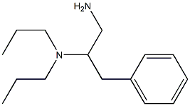 N-(2-amino-1-benzylethyl)-N,N-dipropylamine Structure