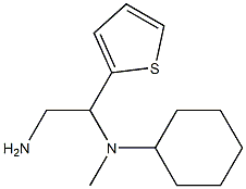 N-(2-amino-1-thien-2-ylethyl)-N-cyclohexyl-N-methylamine 구조식 이미지