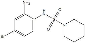 N-(2-amino-4-bromophenyl)piperidine-1-sulfonamide Structure