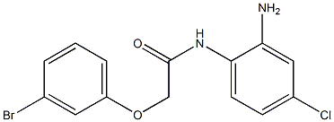 N-(2-amino-4-chlorophenyl)-2-(3-bromophenoxy)acetamide 구조식 이미지