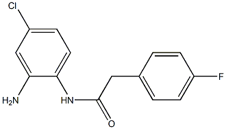 N-(2-amino-4-chlorophenyl)-2-(4-fluorophenyl)acetamide Structure