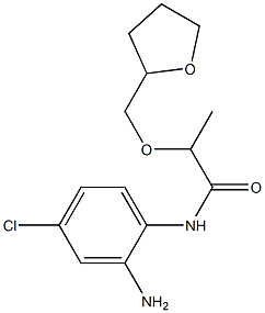 N-(2-amino-4-chlorophenyl)-2-(oxolan-2-ylmethoxy)propanamide 구조식 이미지