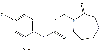 N-(2-amino-4-chlorophenyl)-3-(2-oxoazepan-1-yl)propanamide 구조식 이미지