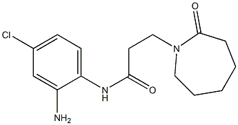 N-(2-amino-4-chlorophenyl)-3-(2-oxoazepan-1-yl)propanamide Structure