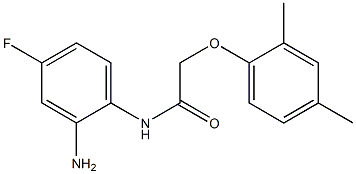 N-(2-amino-4-fluorophenyl)-2-(2,4-dimethylphenoxy)acetamide Structure