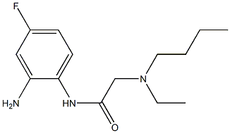 N-(2-amino-4-fluorophenyl)-2-[butyl(ethyl)amino]acetamide Structure