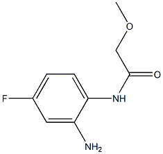N-(2-amino-4-fluorophenyl)-2-methoxyacetamide 구조식 이미지