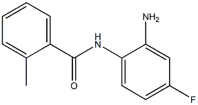 N-(2-amino-4-fluorophenyl)-2-methylbenzamide 구조식 이미지