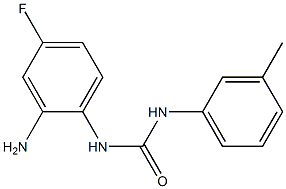 N-(2-amino-4-fluorophenyl)-N'-(3-methylphenyl)urea 구조식 이미지