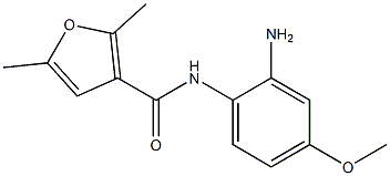 N-(2-amino-4-methoxyphenyl)-2,5-dimethyl-3-furamide Structure