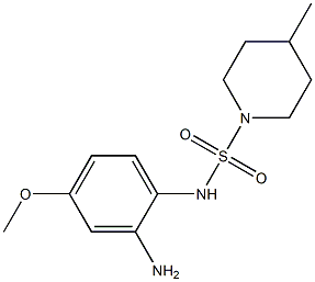 N-(2-amino-4-methoxyphenyl)-4-methylpiperidine-1-sulfonamide Structure