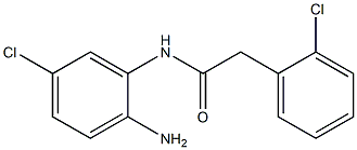 N-(2-amino-5-chlorophenyl)-2-(2-chlorophenyl)acetamide 구조식 이미지