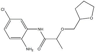 N-(2-amino-5-chlorophenyl)-2-(oxolan-2-ylmethoxy)propanamide 구조식 이미지