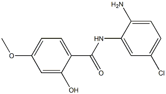N-(2-amino-5-chlorophenyl)-2-hydroxy-4-methoxybenzamide 구조식 이미지