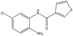 N-(2-amino-5-chlorophenyl)thiophene-3-carboxamide 구조식 이미지