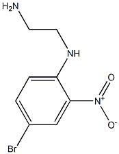 N-(2-aminoethyl)-N-(4-bromo-2-nitrophenyl)amine 구조식 이미지