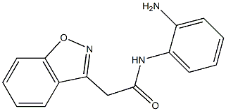 N-(2-aminophenyl)-2-(1,2-benzisoxazol-3-yl)acetamide 구조식 이미지