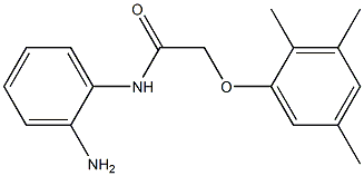 N-(2-aminophenyl)-2-(2,3,5-trimethylphenoxy)acetamide 구조식 이미지