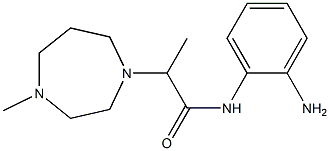 N-(2-aminophenyl)-2-(4-methyl-1,4-diazepan-1-yl)propanamide 구조식 이미지