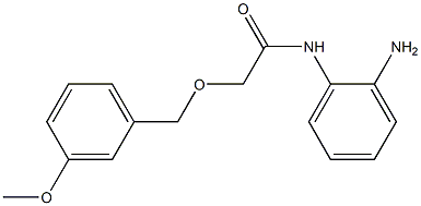 N-(2-aminophenyl)-2-[(3-methoxybenzyl)oxy]acetamide 구조식 이미지