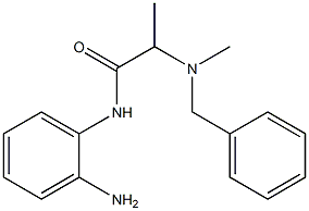 N-(2-aminophenyl)-2-[benzyl(methyl)amino]propanamide 구조식 이미지