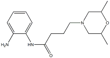 N-(2-aminophenyl)-4-(2,6-dimethylmorpholin-4-yl)butanamide Structure