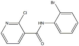 N-(2-bromophenyl)-2-chloropyridine-3-carboxamide 구조식 이미지
