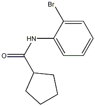 N-(2-bromophenyl)cyclopentanecarboxamide Structure