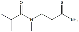 N-(2-carbamothioylethyl)-N,2-dimethylpropanamide Structure