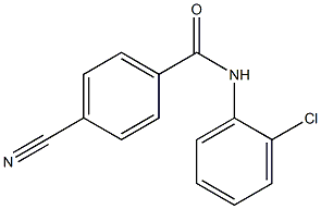 N-(2-chlorophenyl)-4-cyanobenzamide Structure
