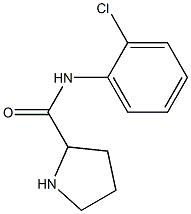 N-(2-chlorophenyl)pyrrolidine-2-carboxamide Structure