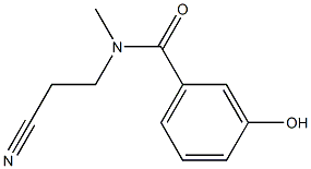 N-(2-cyanoethyl)-3-hydroxy-N-methylbenzamide Structure