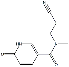 N-(2-cyanoethyl)-N-methyl-6-oxo-1,6-dihydropyridine-3-carboxamide Structure