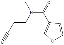 N-(2-cyanoethyl)-N-methylfuran-3-carboxamide Structure