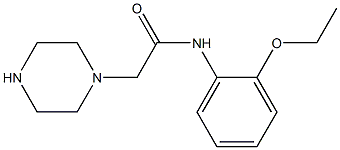 N-(2-ethoxyphenyl)-2-(piperazin-1-yl)acetamide 구조식 이미지