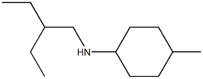 N-(2-ethylbutyl)-4-methylcyclohexan-1-amine 구조식 이미지