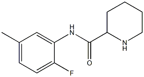 N-(2-fluoro-5-methylphenyl)piperidine-2-carboxamide 구조식 이미지