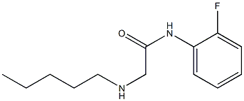 N-(2-fluorophenyl)-2-(pentylamino)acetamide 구조식 이미지