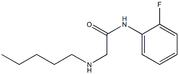 N-(2-fluorophenyl)-2-(pentylamino)acetamide Structure