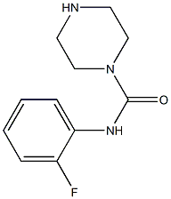 N-(2-fluorophenyl)piperazine-1-carboxamide 구조식 이미지