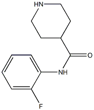 N-(2-fluorophenyl)piperidine-4-carboxamide 구조식 이미지