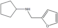 N-(2-furylmethyl)cyclopentanamine Structure