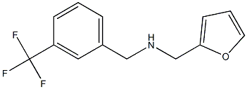 N-(2-furylmethyl)-N-[3-(trifluoromethyl)benzyl]amine Structure