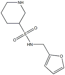 N-(2-furylmethyl)piperidine-3-sulfonamide Structure