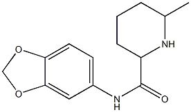 N-(2H-1,3-benzodioxol-5-yl)-6-methylpiperidine-2-carboxamide 구조식 이미지